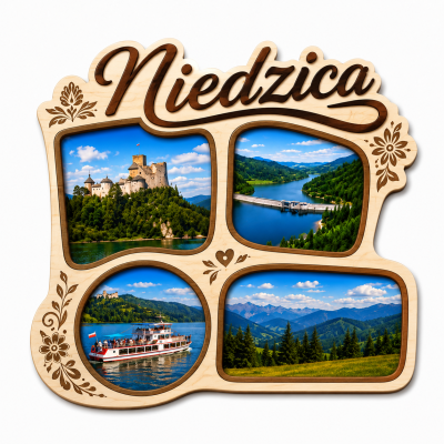 magnes Niedzica, magnes dwuwarstwowy, Zamek Niedzica, Pieniny, Jezioro Czorsztyńskie